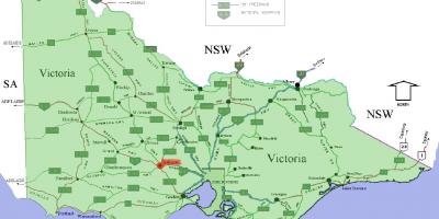 Psč Victoria mapu