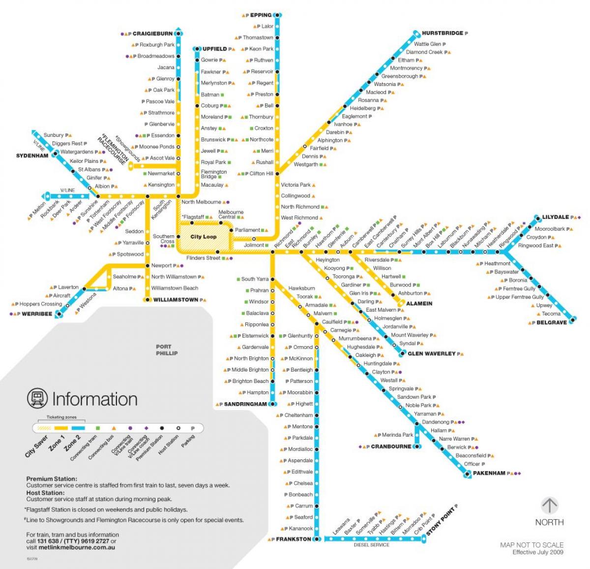 metro Melbourne mapu