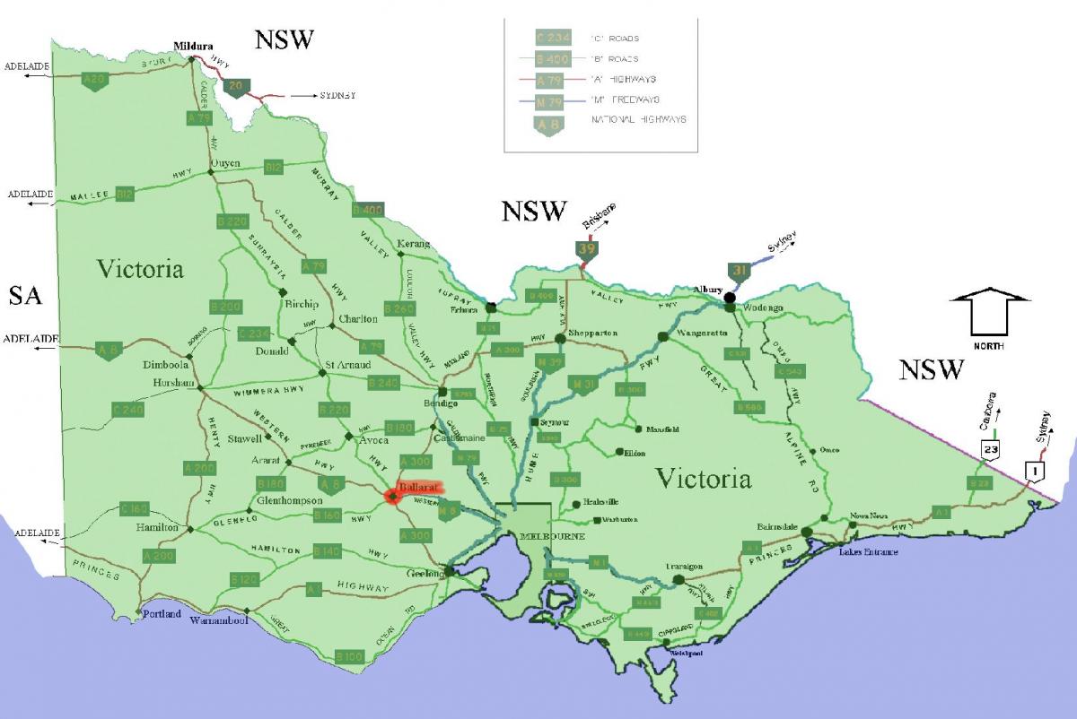psč Victoria mapu