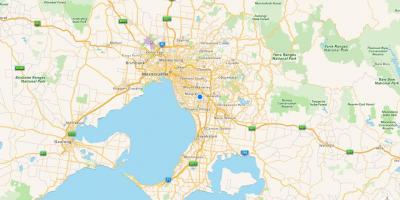 Mapu Melbourne a predmestia