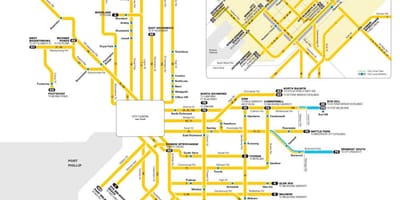 Yarra električky mapu